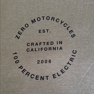 NWT - Zero Motorcycles Graphic Tee